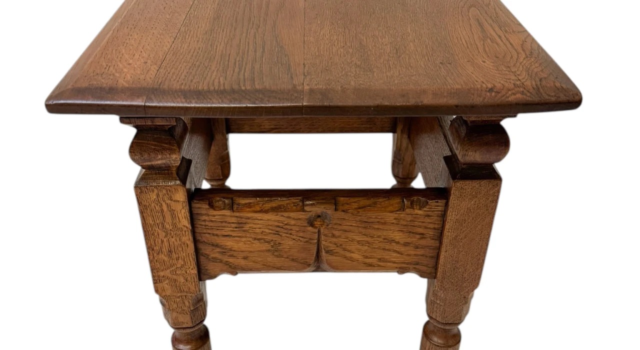 Aesthetic Movement Side Table by C. Fischer Amsterdam, 1900s.